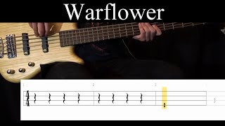 Warflower The Mayan Factor  Bass Cover With Tabs by Leo Düzey [upl. by Ottavia]