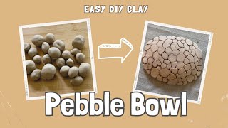 Want a UNIQUE Bowl Try This Clay Pebble Technique diypottery [upl. by Eessej]