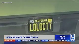 California DMV apologizes for license plate mocking Hamas attack on Israel [upl. by Conger]