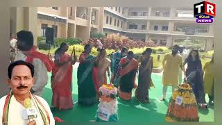 Bathukamma Celebrations at Dist Collectorate కలెక్టర్ సత్యప్రసాద్ ias with family participated [upl. by Garson254]