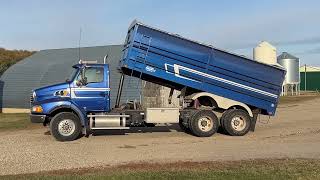 2009 Sterling TA Grain Truck 49069 showing Safetied Selling Apr 1425  wwwfraserauctioncom [upl. by Anerehs378]