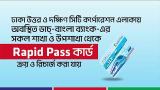 Rapid Pass Card II DutchBangla Bank [upl. by Ahsemo]