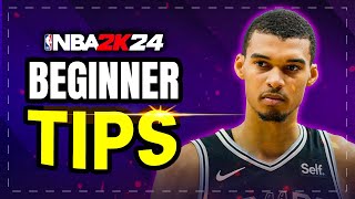 NBA 2K24 21 Beginner Tips To Get Wins ASAP [upl. by Wesle83]