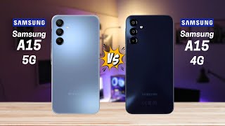 Samsung A15 5G vs Samsung A15 4G Full Comparison [upl. by Animsay]