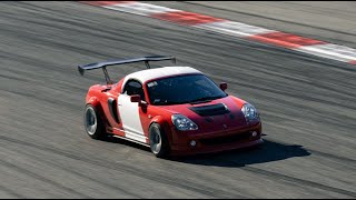 Toyota MR2 Spyder 1ZZ TURBO ASMR  10Min Trackday Battle [upl. by Moises]