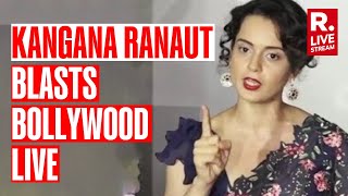 Kangana Ranaut blasts Bollywood  BJP  Mandi  Lok Sabha 2024  Elections 2024 [upl. by Ahseenal]