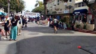 Diana Treisters 2009 Catalina Marathon finish [upl. by Sitnerp871]