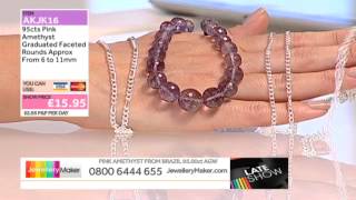 Sunstone and Tanzanite for jewellery making JewelleryMaker LIVE 29082014 [upl. by Bergmans742]