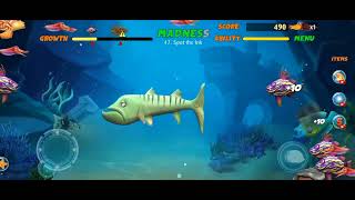 main game ikan feeding frenzy  part 32 fishgame fishdom [upl. by Nelyak]