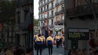 20242409CAVALCADA DE LA MERÇÈ AL CARRER PELAI DE BARCELONA [upl. by Pedro]