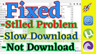 Fixed All My qbittorrent stalled problem qbittorrent not downloading how to speed up qbittorrent [upl. by Belier]