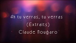 Ah tu verras tu verras  COVER CLAUDE NOUGARO [upl. by Arima]