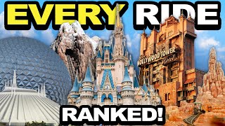 Every Ride at Walt Disney World RANKED [upl. by Eixor]