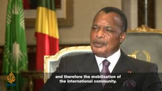 Denis Sassou NGuesso Under construction  Talk to Al Jazeera [upl. by Darbee]