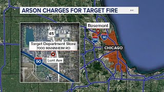 Suspect charged with arson after fire at Rosemont Target [upl. by Liu]