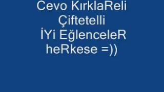 Kırklareli Çiftetelli Cevo [upl. by Eilyah363]