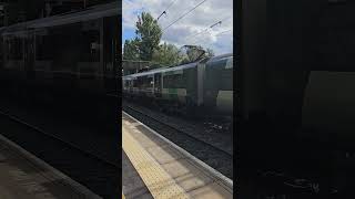 350374 departing Marston Green Birmingham International  Rugeley Trent Valley trains shorts [upl. by Maurey]