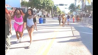 Miami South Beach Spring Break 2019 Ocean Drive [upl. by Asabi801]