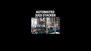 robot palletizer for water jugs palletizer packing foryou factory [upl. by Timrek]