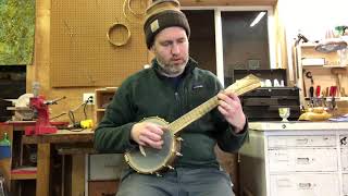 Banjo Uke stringing high g and low g [upl. by Olathe]