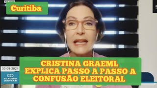 CRISTINA GRAEML EXPLICA QUEM BOLSONARO APOIA EM CURITIBA PASSO A PASSO DESDE O INÍCIO [upl. by Notnad359]