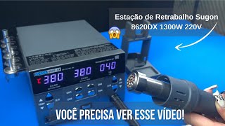 Estação de Retrabalho Sugon 8620DX 1300W 220V [upl. by Nosbig]