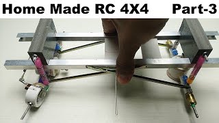 How To Make A RC 4WD  Homemade remote control car  Chassis and Suspension Part3 4x4 [upl. by Matty]