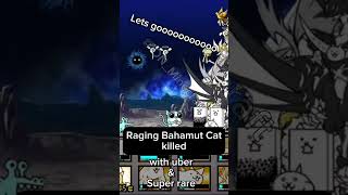 Kill Raging Bahamut Cat  The Battle Cat ItF 3  moon [upl. by Tab]