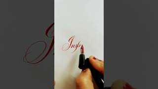 calligraphy lettering art handwriting talented skills [upl. by Anatniuq]