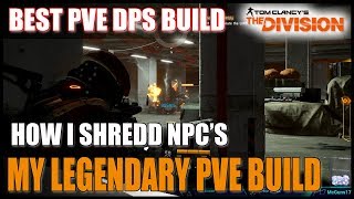 The Division 183  MY BEST DPS PVE BUILD FOR LEGENDARY  STRIKER PVE BUILD [upl. by Aihtebat]