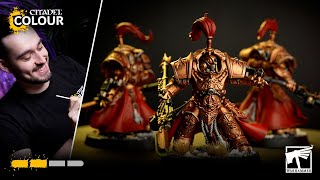 How To Paint Adeptus Custodes Combat Patrol  Intermediate  Warhammer 40000 [upl. by Kolb]