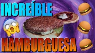 INCREÍBLE hamburguesa vegana [upl. by Hines]