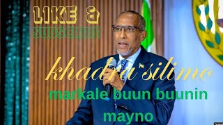 KHADRA SILIMO  MARKALE BUUN BUUNIN MAYNO  BY LYRICS 2024 [upl. by Niowtna229]