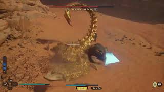 Star Wars Jedi Survivor  Golden Skriton Legendary Boss Fight [upl. by Dante600]