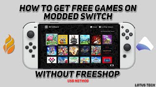 How To Get Free Games on Nintendo Switch Without Freeshop USB Method [upl. by Parhe]