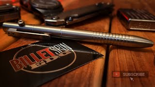 BILLETSPIN  CAMPEN  TITANIUM EDC PEN [upl. by Aivul]