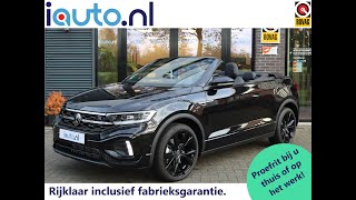 2022 Volkswagen TRoc cabrio RLine Black Style 19quot Misano  IQLight  Virtual Cockpit [upl. by Badr]