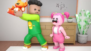 ROBLOX Brookhaven 🏡RP  FUNNY MOMENTS The Bacon Hair Hates Little Sister  Roblox Animation [upl. by Nevek]