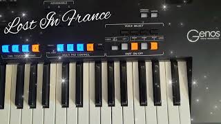 Lost In France  Bonnie Tyler Cover by Yamaha Genos Keyboard Melodies Dance Music [upl. by Irrahs]