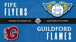 Highlights  Fife Flyers VS Guildford Flames 13th Jan 2024 [upl. by Recnal]