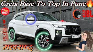 Creta Base To Top In Pune✅ Creta Base Model Modified✅Creta Modification 2024✅New Creta 2024 modified [upl. by Ronoh742]