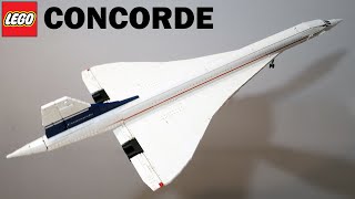 ЛЕГО Creator Expert Самолет 10318 Concorde Подробный обзор эксклюзивного набора [upl. by Samale]