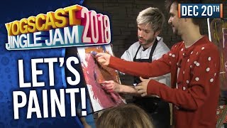 ART STREAM w LEWIS MOUSIE amp HAT FILMS  YOGSCAST JINGLE JAM  20th December 2018 [upl. by Rhynd]