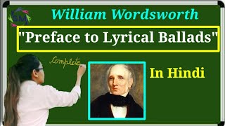 quotPreface to Lyrical Balladsquot By Wordsworth in hindiRomantic age  romanticism in hindiColeridge [upl. by Sahpec674]