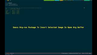 Emacs Org Ros Package Take Screenshot And Insert In Open Org Buffer 20240930082658 [upl. by Haeckel]