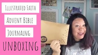 Live Unboxing  Illustrated Faith Advent Monthly Devotional Kit [upl. by Aener103]