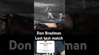 Don Bradman last match [upl. by Medeah]