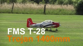 FMS 1400mm T28 Trojan engine upgrade [upl. by Fahey27]