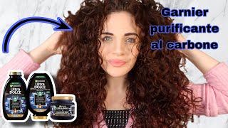 PROVO CON VOI LINEA GARNIER ULTRA DOLCE PURIFICANTE AL CARBONE [upl. by Belac]