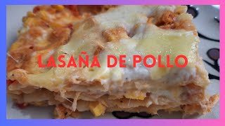 Deliciosa lasaña de pollo [upl. by Lira]